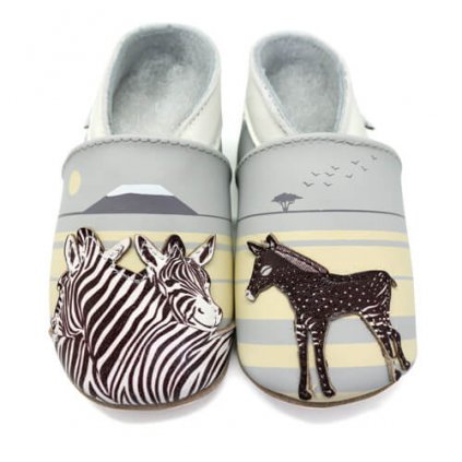 Lait et Miel zebra slippers