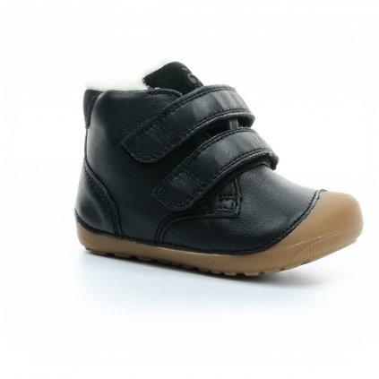 children's leather warm shoes