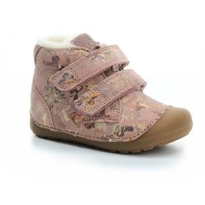 Bundgaard Rose Mili Petit Mid Winter Strap zimní barefoot boty (EU size 19, Inner shoe length 120, Inner shoe width 55)