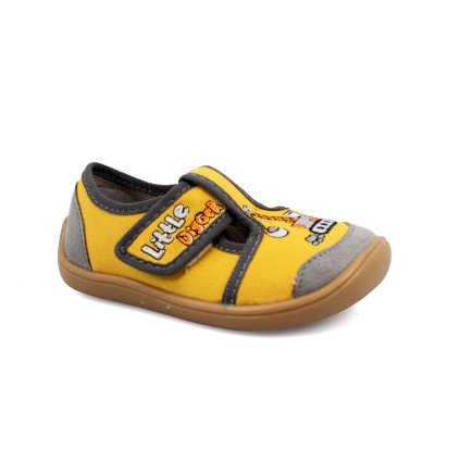 3F bagr žluté barefoot bačkory (EU size 22, Inner shoe length 142, Inner shoe width 64)