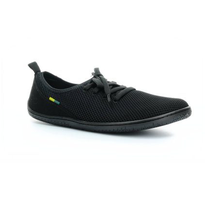 black breathable sneakers