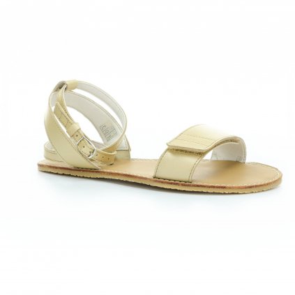 ladies golden sandals