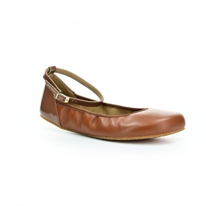 brown ballerina shoes