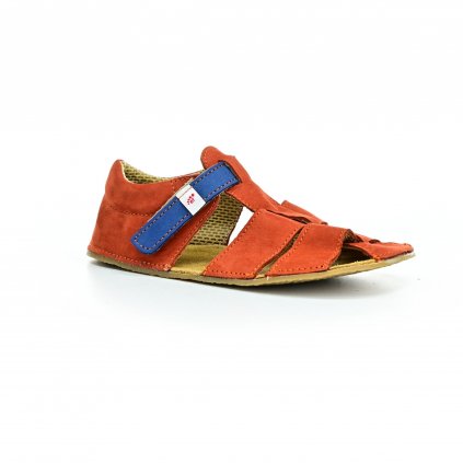 Ef Sam Orange barefoot sandály (EU size 21, Inner shoe length 132, Inner shoe width 62)