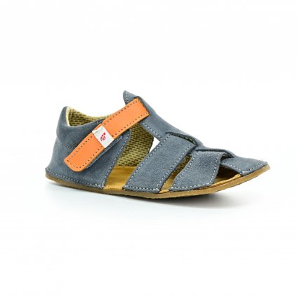 Ef Sam Ash Gray Barefoot Sandals (EU size 21, Inner shoe length 132, Inner shoe width 62)