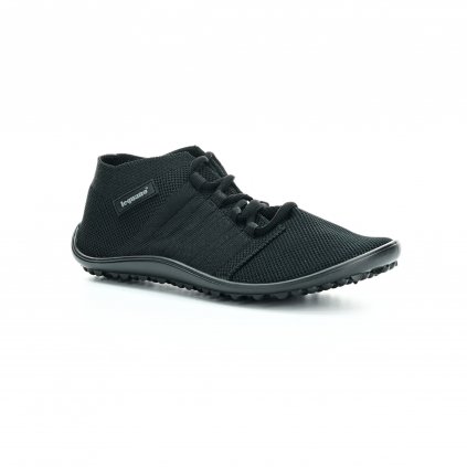 black breathable sneakers