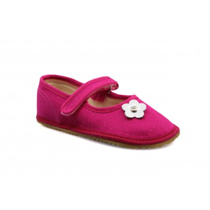 slippers / ballerinas Beda pink glitter (BF-060010 / BA)