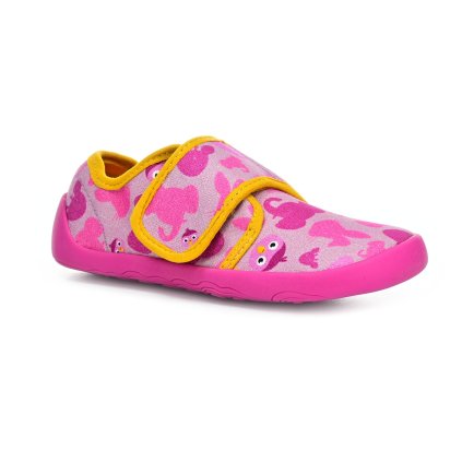 Affenzahn Slipper Cotton Movy Bird barefoot tenisky (EU size 21, Inner shoe length 140, Inner shoe width 59)
