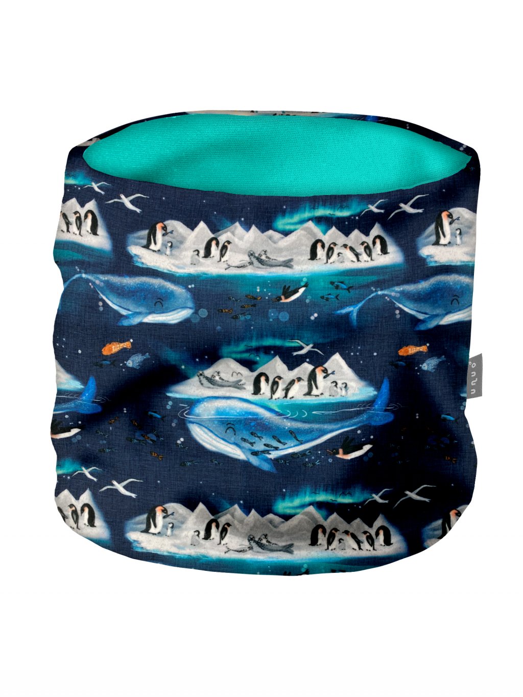 children's neck warmer made of Unuo Basic sweatpants Penguins | www