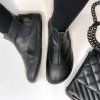 black ankle boots