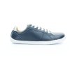 blue leather shoes