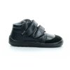 children's black leather barefoot shoes