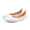white barefoot ballerinas