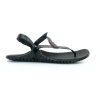 black unisex sandals