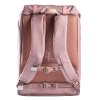 skolesekk dusty pink bak