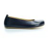 blue women's ballet flats