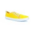 yellow mesh sneakers