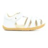 white summer sandals