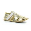 golden sandals