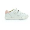 children's white leather shoes