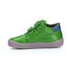 green leather shoes