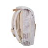 beige school bag