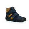 Koel4kids Milo 2.0 Hydro WP Navy/Cognac zimní barefoot boty (EU size 24, Inner shoe length 158, Inner shoe width 64)
