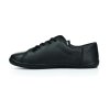 black leather shoes