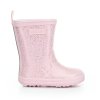 Bundgaard Charly High Warm Rose sparkle zateplené barefoot holinky (EU size 22, Inner shoe length 149, Inner shoe width 61)