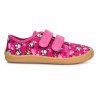 canvas shoes with a girly motif
