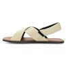 Groundies Verona Vegan Beige barefoot sandály (EU size 37, Inner shoe length 242, Inner shoe width 81)