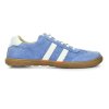 Blue leather barefoot low sneakers Koel for adults - Little Shoes