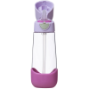 Drinking bottle with straw 600 ml - sugar plum - little Shoes