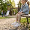 Children's leather barefoot sneakers Groundies - Little Shoes
