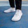 barefoot tenisky barebarics zing all white leather 47102 size large v 1