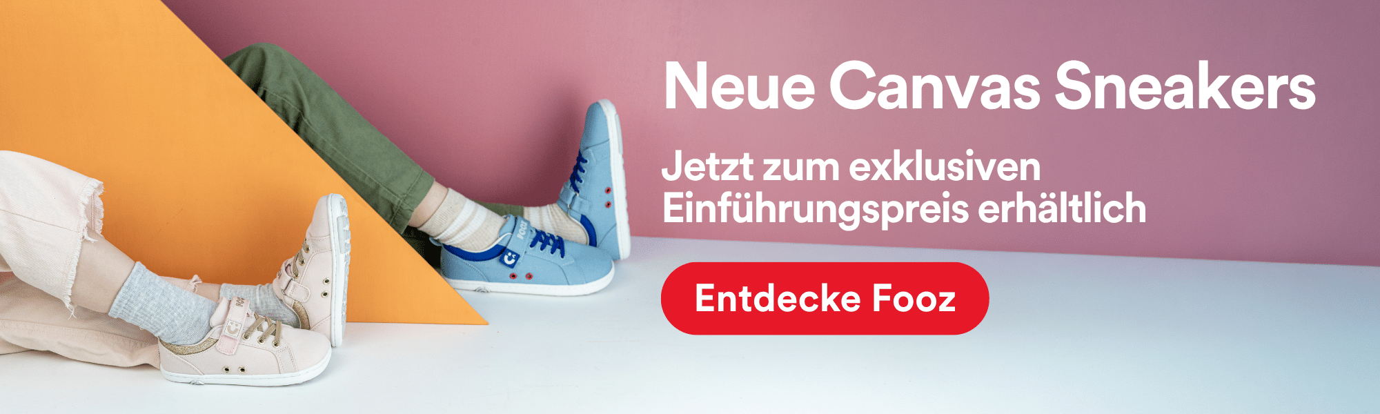 Neue Canvas Sneakers von Fooz. Jetzt zum exklusiven Einführungspreis erhältlich.