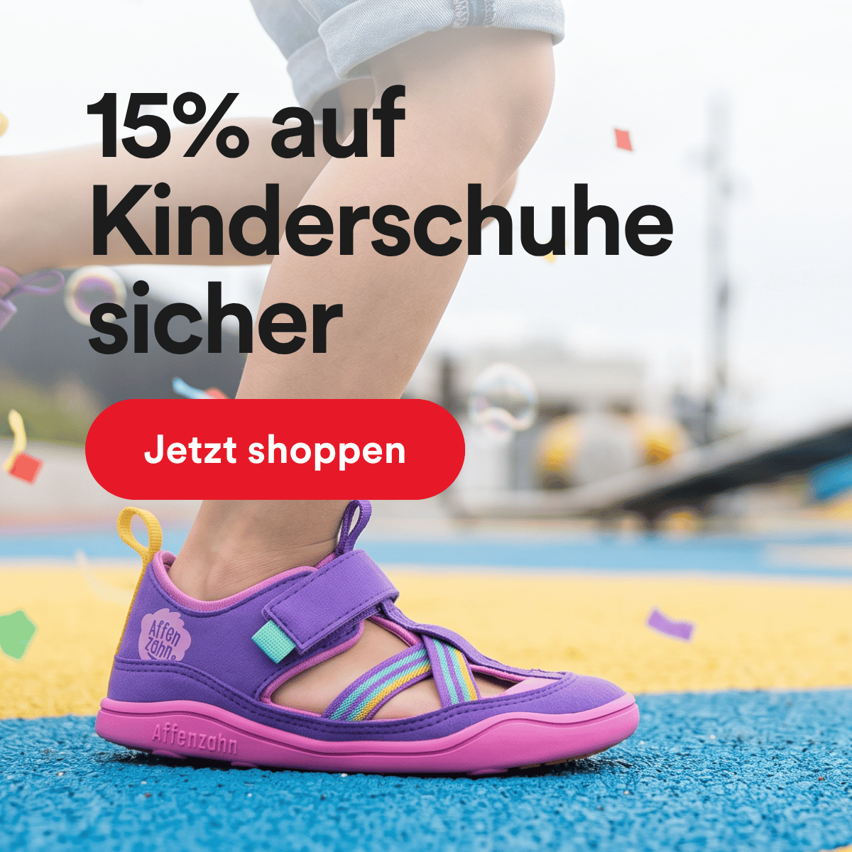 🎉 Geschenk zum Kindertag? Mit dem Code KINDER15 gibt es 15 % Rabatt auf alle unreduzierten Schuhe.