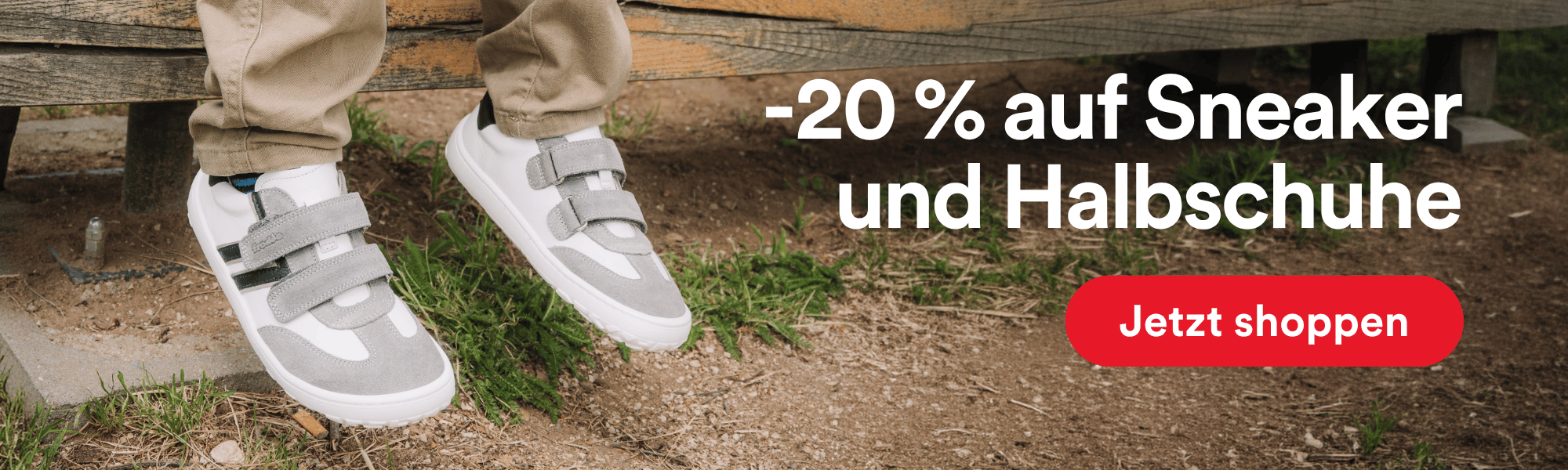 -20 % mit dem Code FOOTIC20 für die ganze Kategorie Sneaker und Halbschuhe der Markem Froddo, Koel, Protetika und Superfit.
