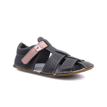 Ef graue Sandalen mit rosa