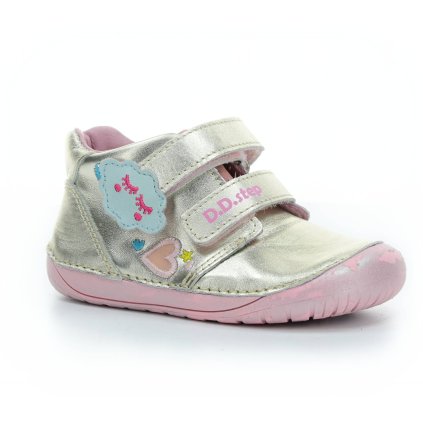 silberne Babyschuhe