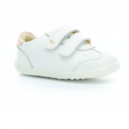 boty Bobux Sprite Embossed White Seashell Step Up (EU Größe 20, Innenschuhlänge 133, Innenschuhbreite 57)