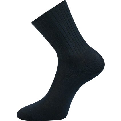 dunkelblaue hohe Socken