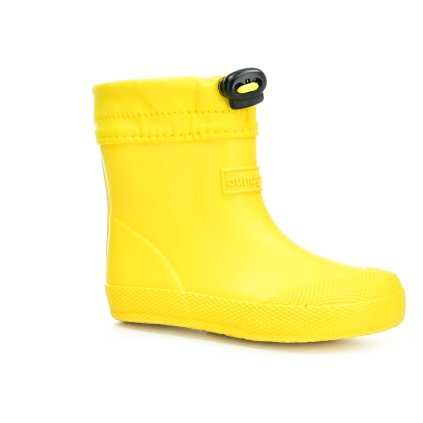 Gelbe Barfuß-Gummistiefel