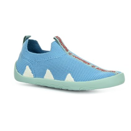 Affenzahn Slipper Knit Flinky Shark barefoot tenisky (EU Größe 21, Innenschuhlänge 140, Innenschuhbreite 59)