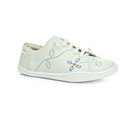 Lederschuhe mit Aufdruck