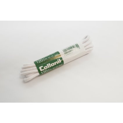 Tkaničky silné bílé kulaté (Sockengröße 100 cm)