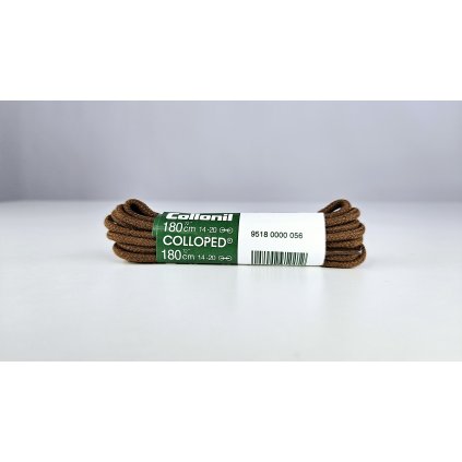 Tkaničky Collonil silné hnědé kulaté (Sockengröße 120 cm)