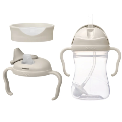 b.box Universal-Trinkset 3-in-1, 240 ml – beige – kleine Schuhe