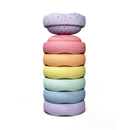 Stapelstein Winter Special Mini Rainbow Pastell