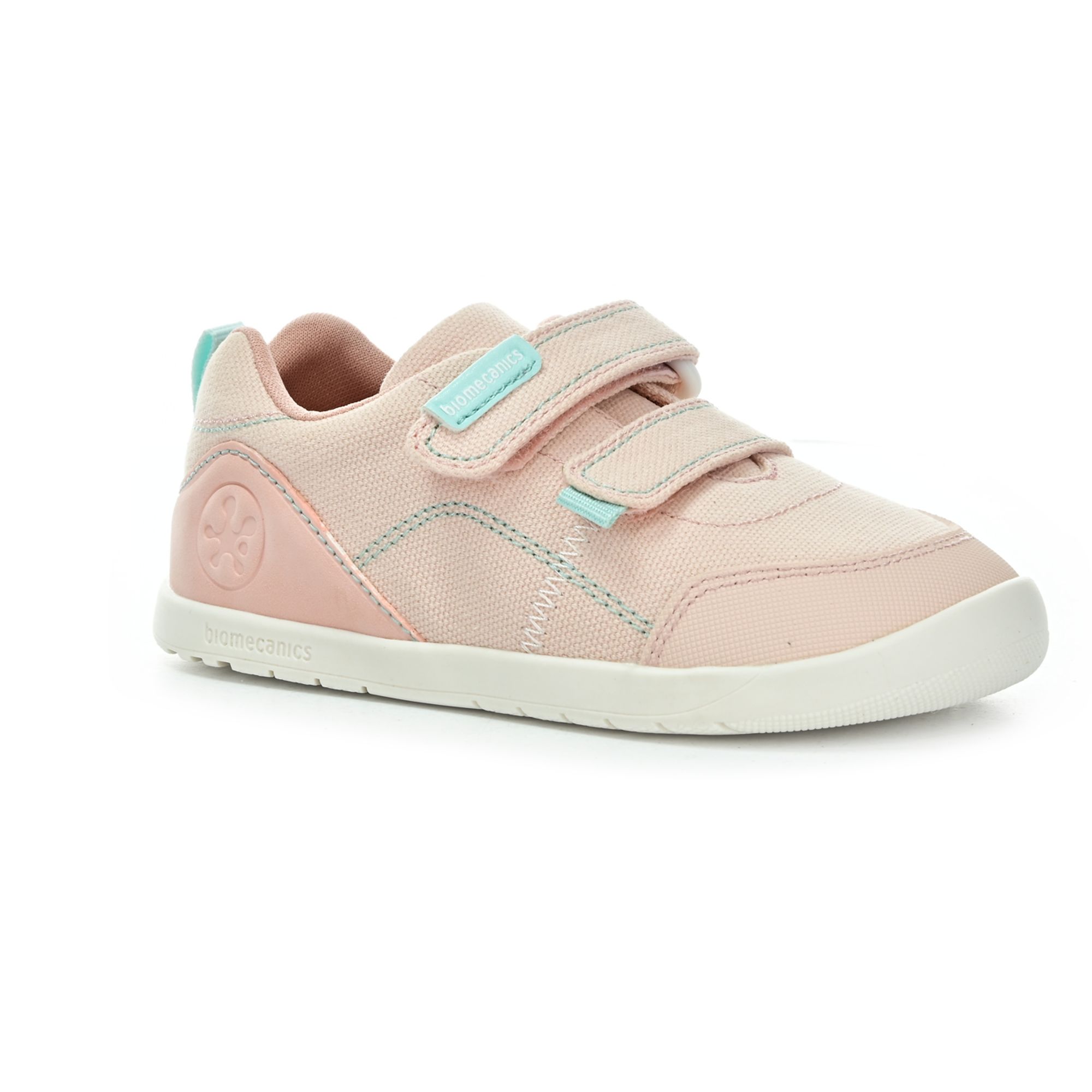 Biomecanics Zapato Lona Basica Pique Rosa Barfußsneakers EU Größe: 24, Innenschuhlänge: 150, Innenschuhbreite: 68